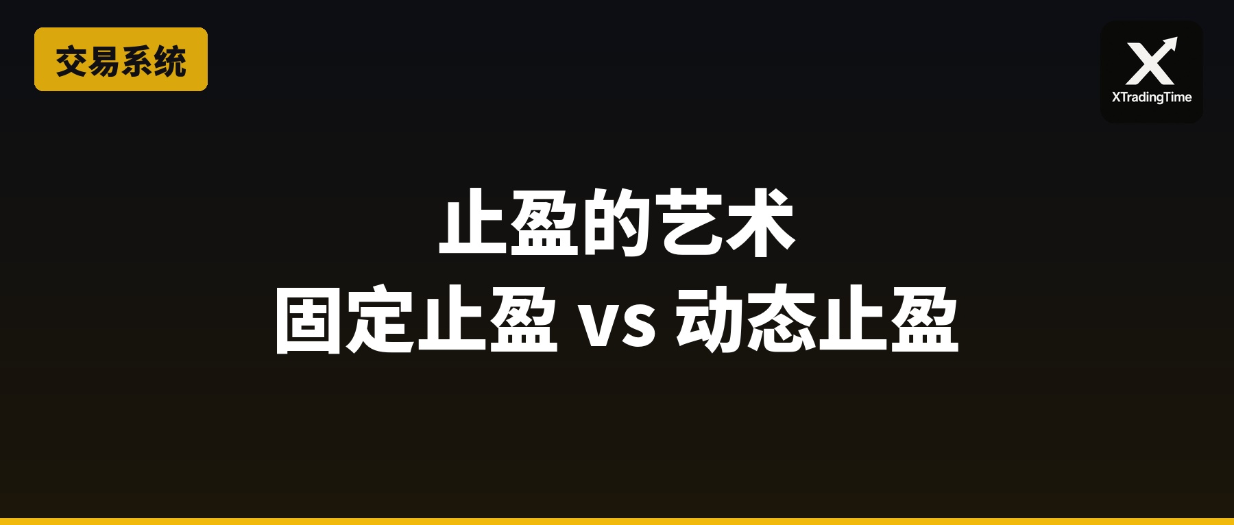止盈的艺术：固定止盈 vs 动态止盈
