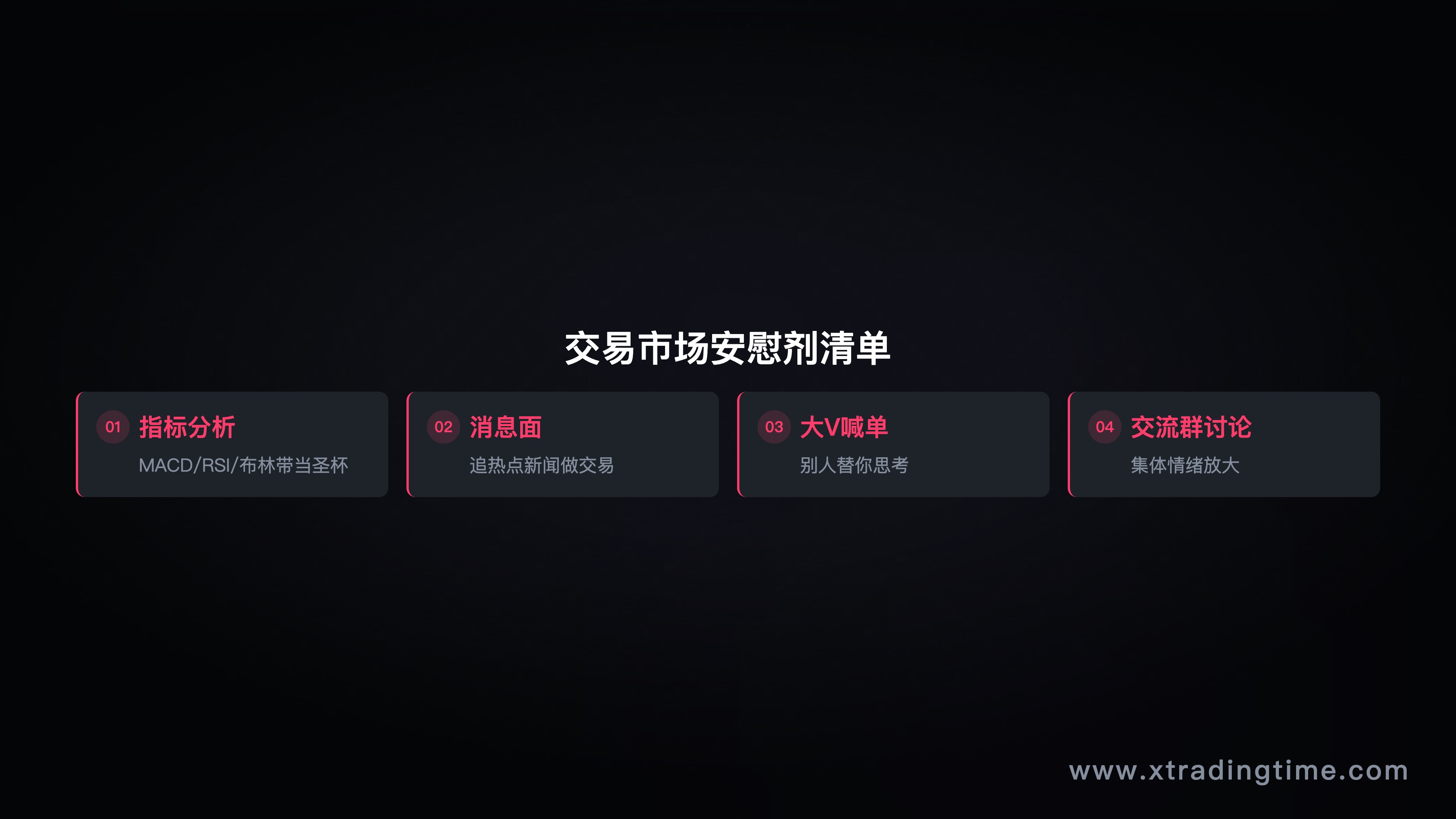 个人层面钟摆循环图——六个阶段的闭环：自信→冒险→重仓亏损→过度保守→错过机会→自信不足→进入下一个循环