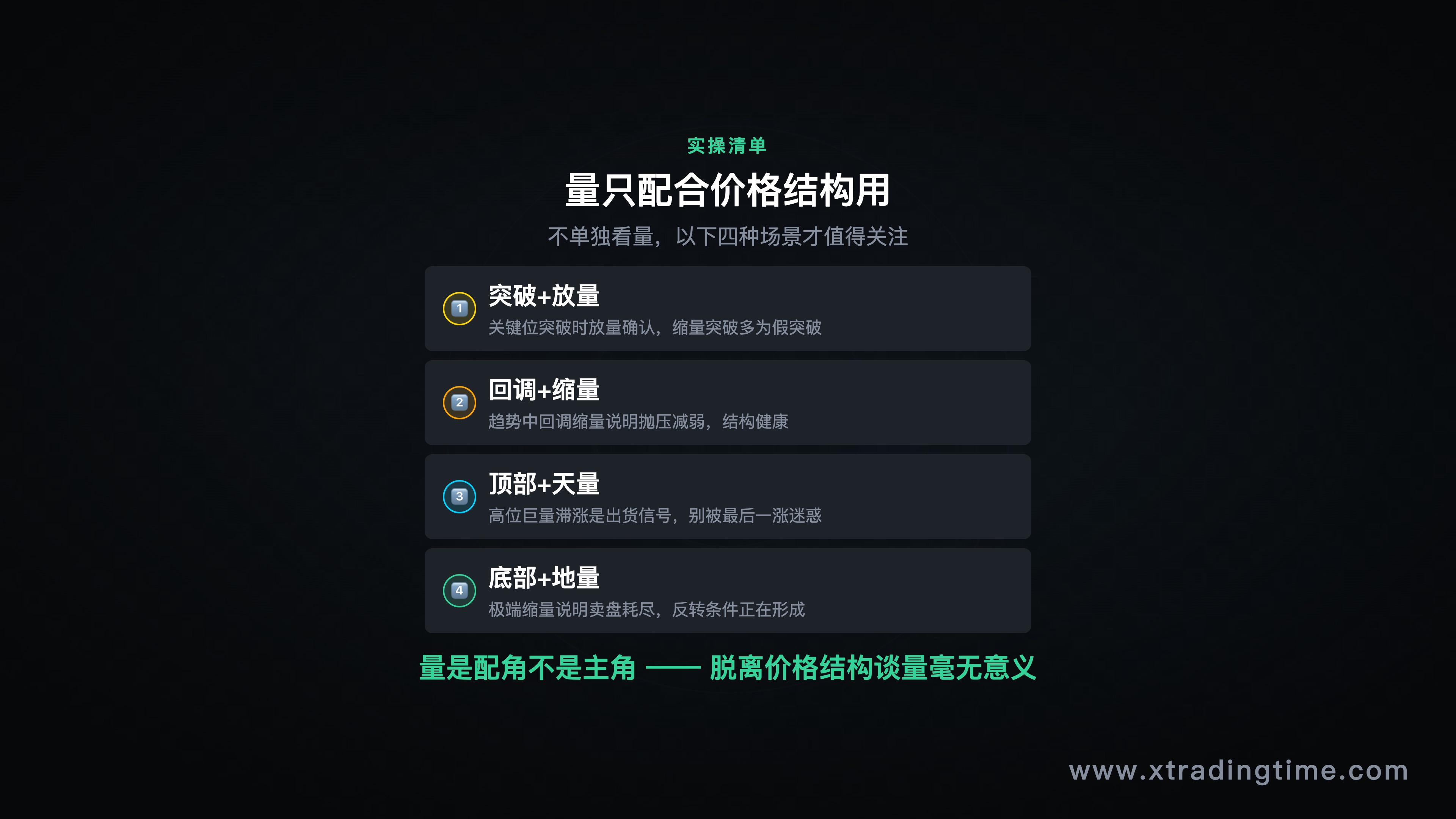 实操清单——量的四种配合场景