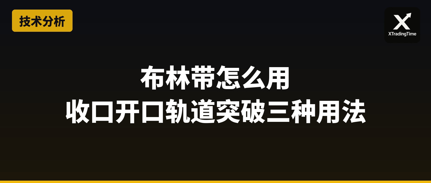 布林带怎么用：收口、开口、轨道突破，三种用法和失效场景