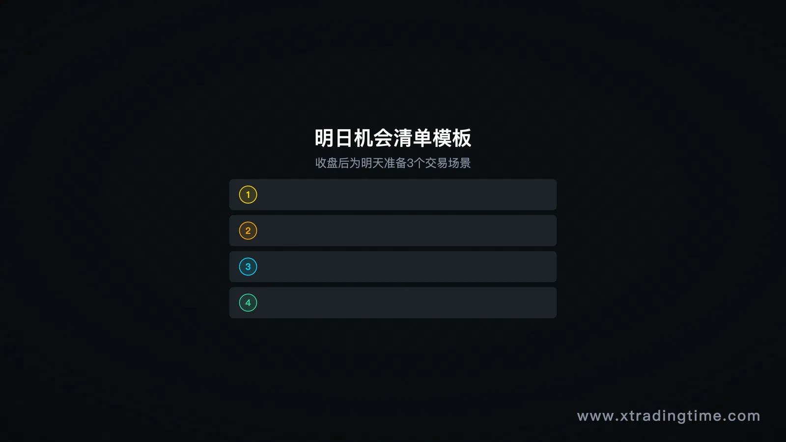 图6:潜在机会清单模板