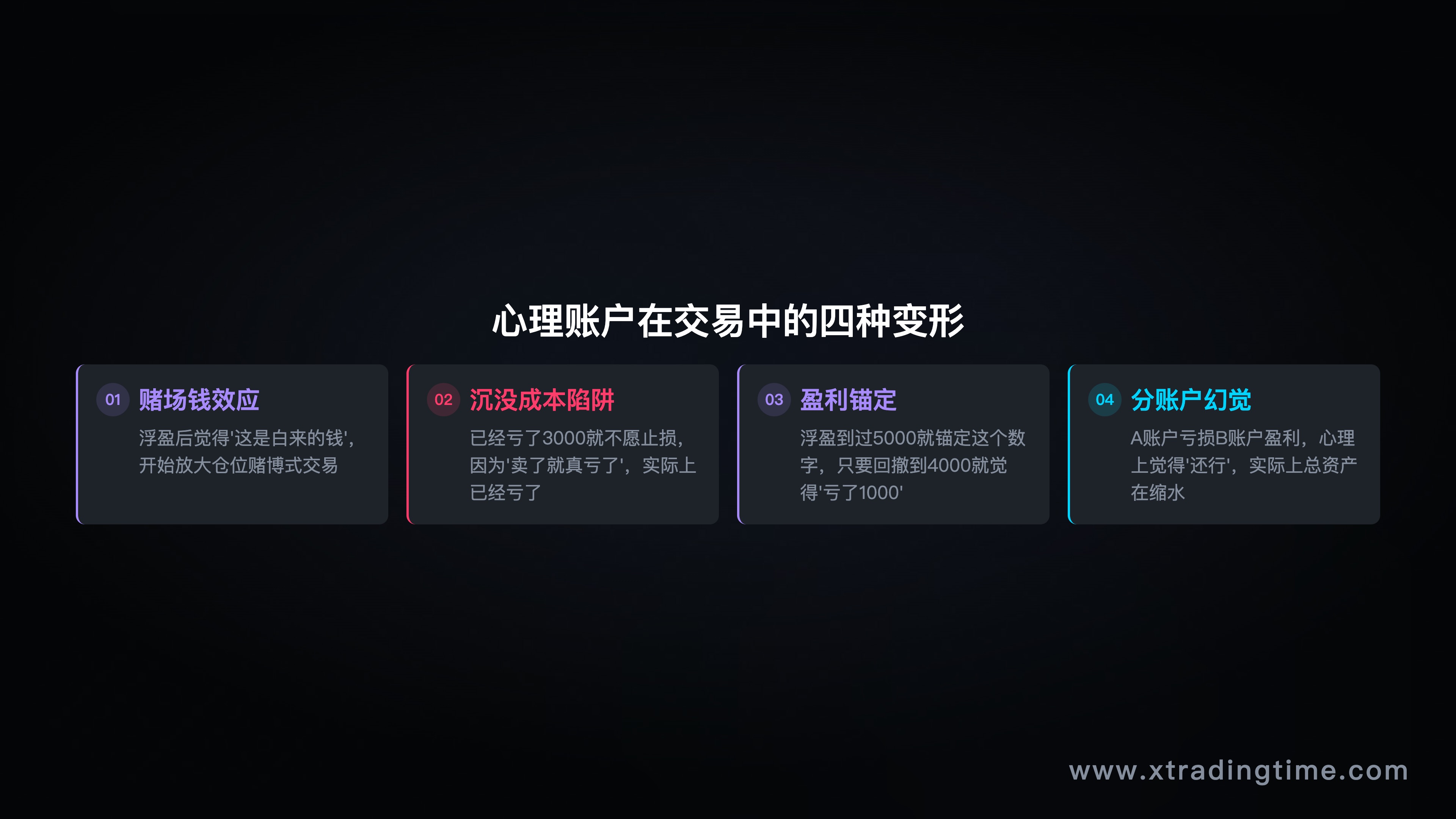 情绪放大效应四种变形