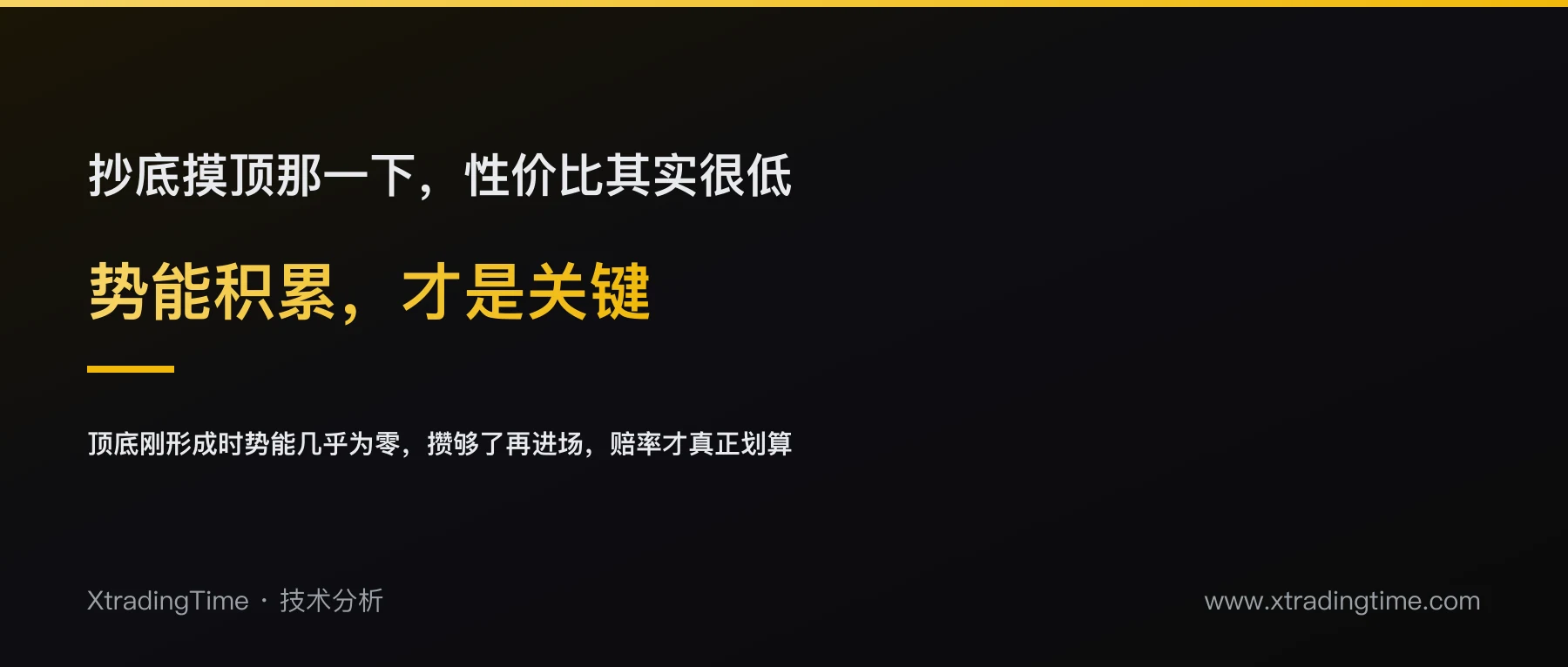 抄底摸顶为什么性价比总是很低：一个关于「势能」的比喻