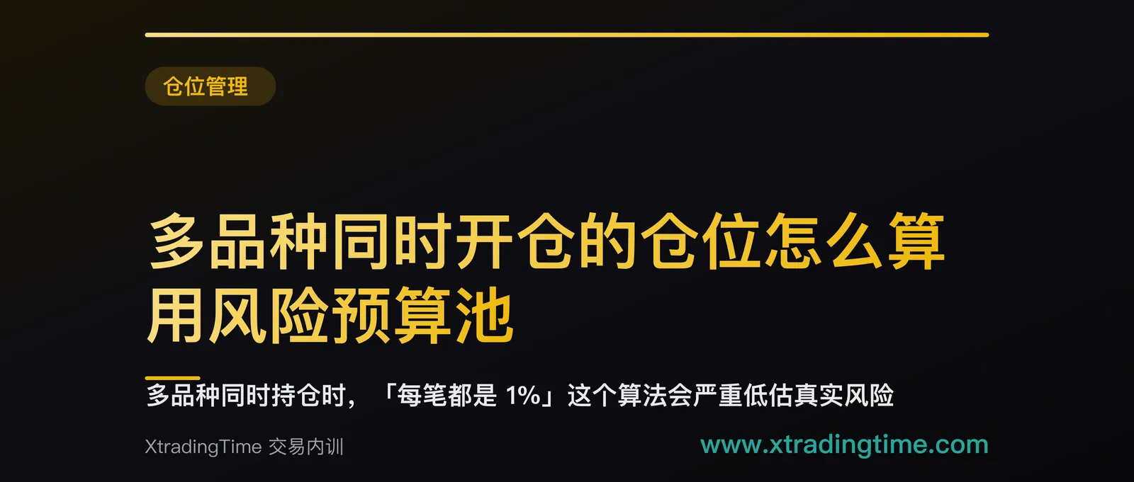 多品种同时开仓的仓位怎么算：用风险预算池，4 个相关品种等于 3.69 笔的风险