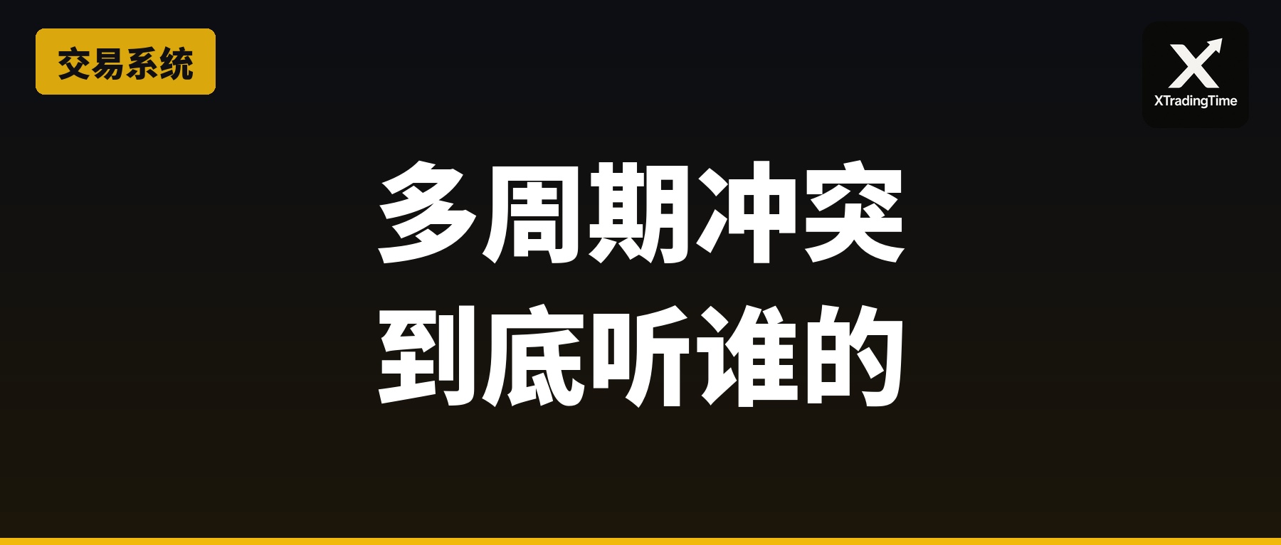 多周期冲突到底听谁的：三步决策系统