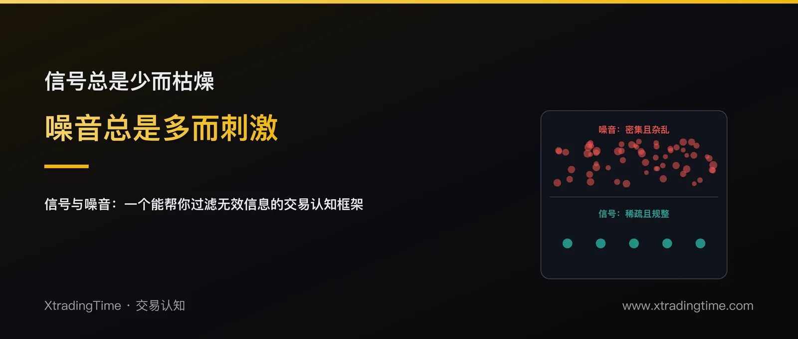 信号与噪音：一个能帮你过滤无效信息的交易认知框架