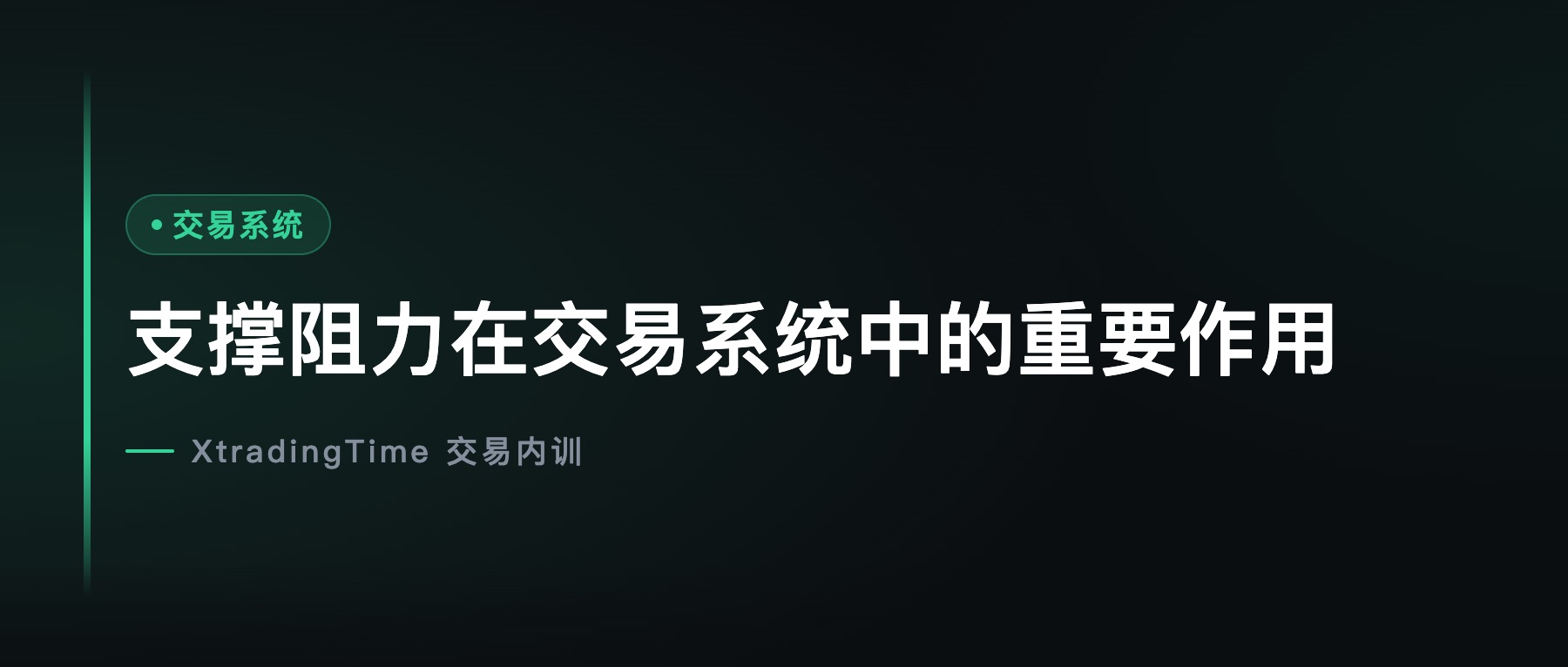支撑阻力在交易系统中的重要作用