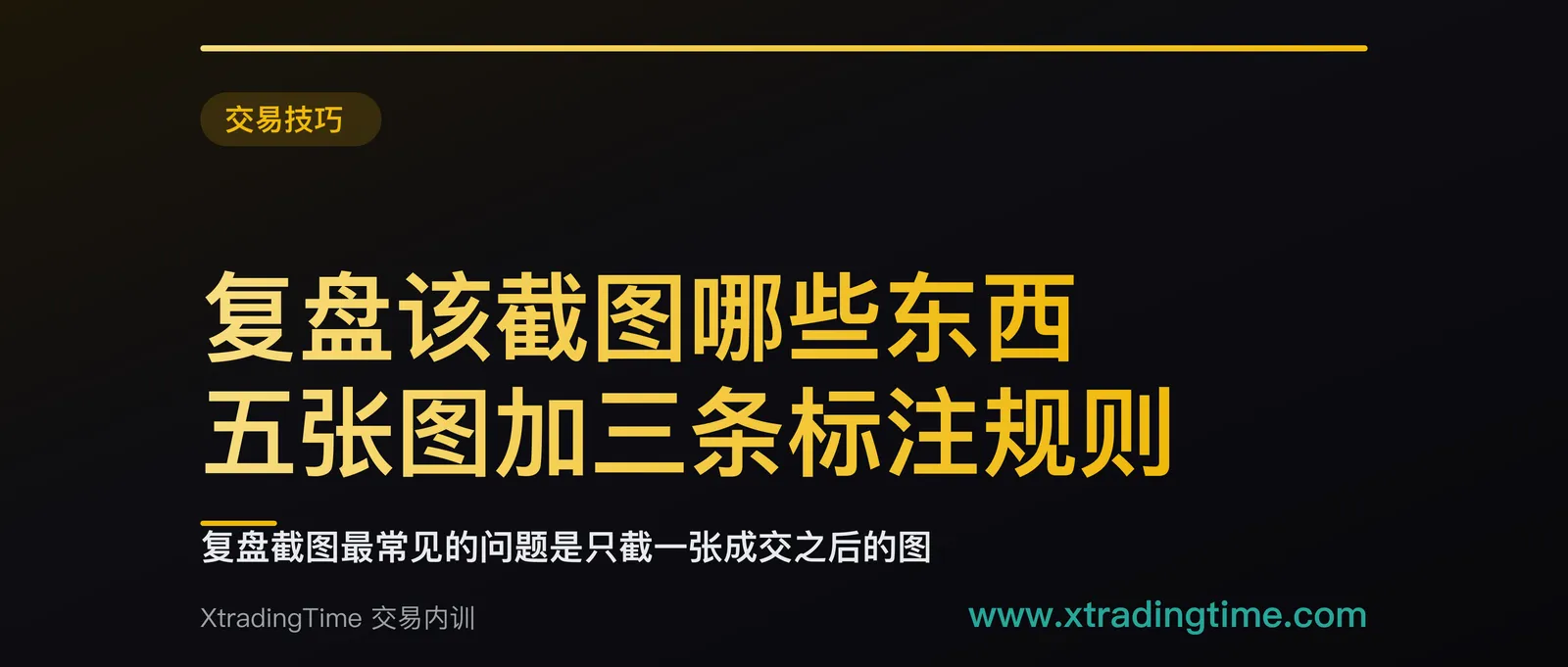 复盘该截图哪些东西：五张图加三条标注规则，事后看得懂的关键在时点不在画质